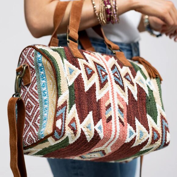 Eloise Boho Handwoven Bag - Picture 2 of 13